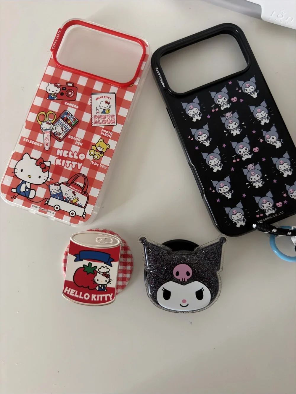 Sanrio Hello Kitty Red & Kuromi Black Phone 17 Pro Max Cases